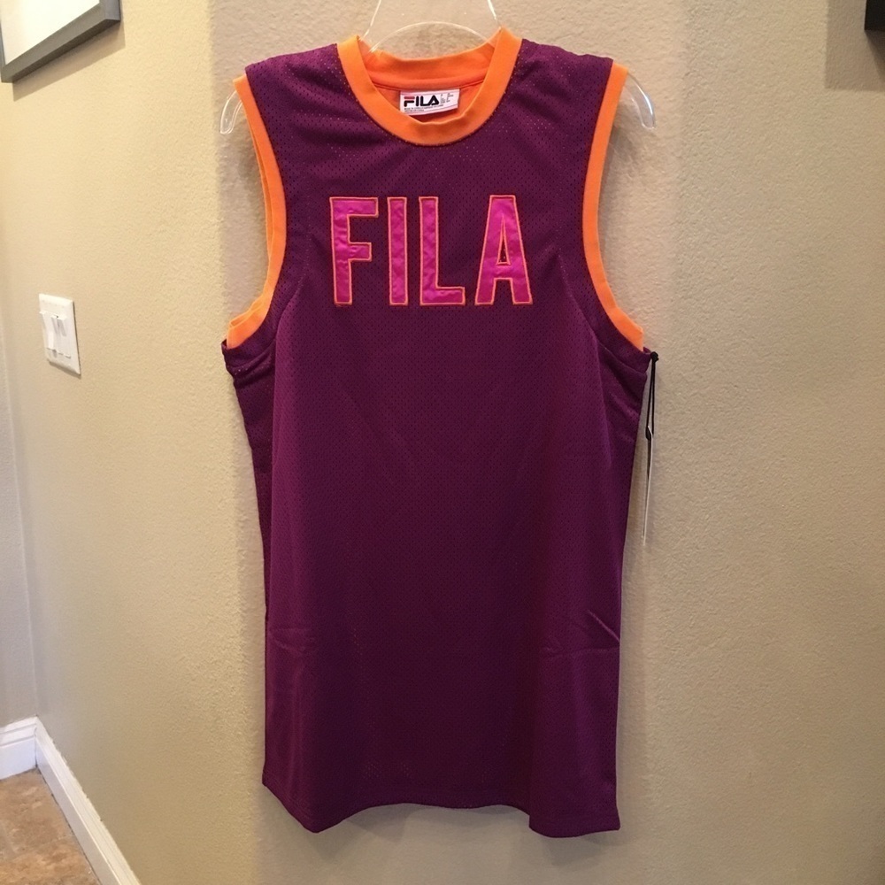 NWT~FILA Women Purple Candella Mesh Dress Size Small
